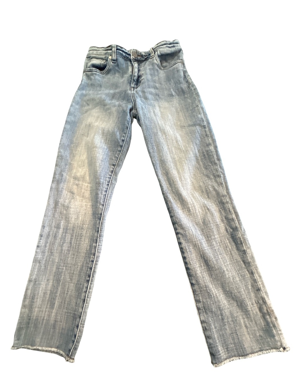 Kut from the Kloth Faded Light Blue Straight-Leg Jeans